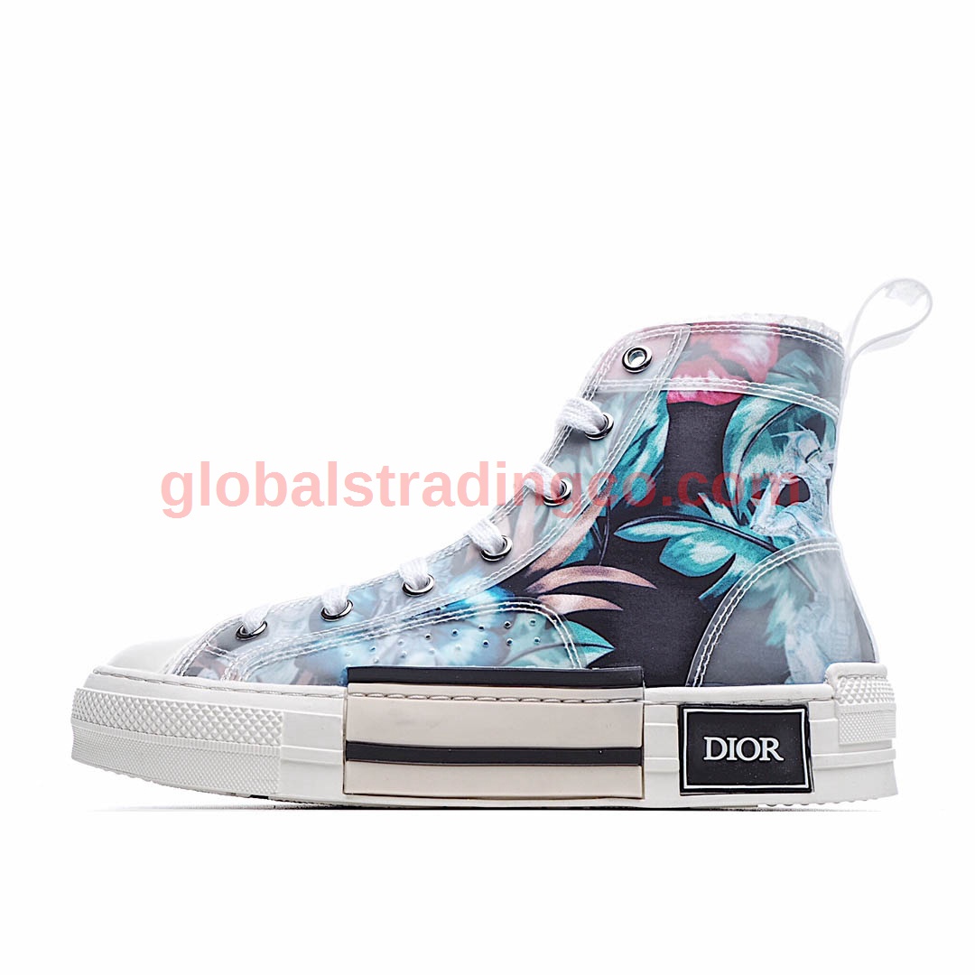 Dior B23 Oblique Slip-on Low Top Sneakers Sheer Print Sneakers